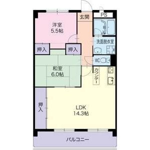 フェリース　アイチの間取り