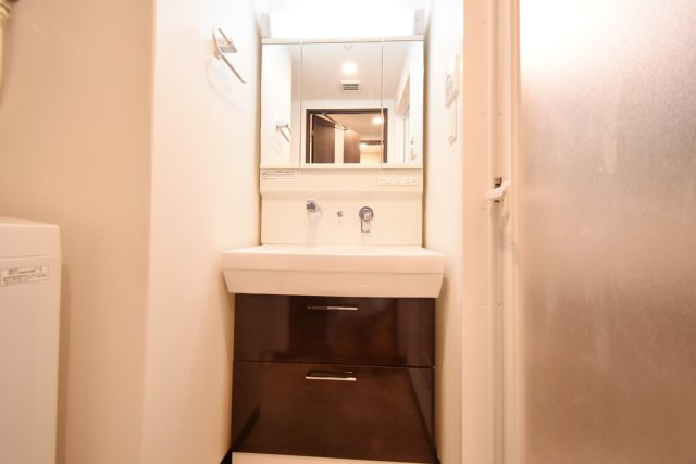 プレジオ西宮の独立洗面台