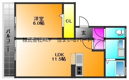 カトレアコートの間取り