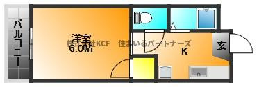 フォーサイト上津RⅡの間取り