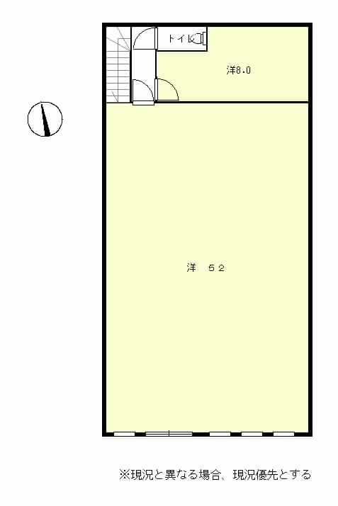 国府寺町 店舗事務所の間取り