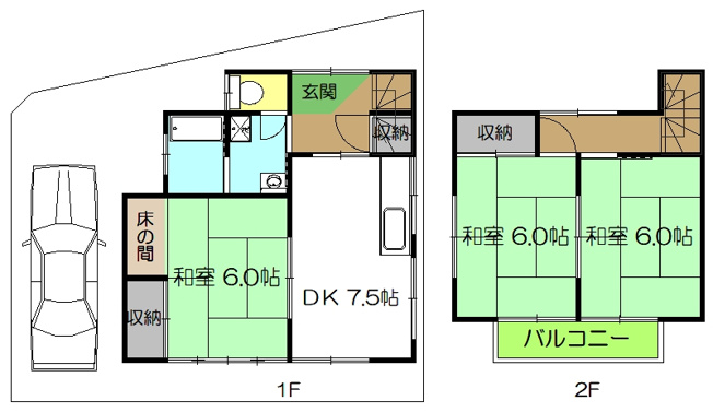 【間取り】 | 中古一戸建　高知市薊野北町2丁目