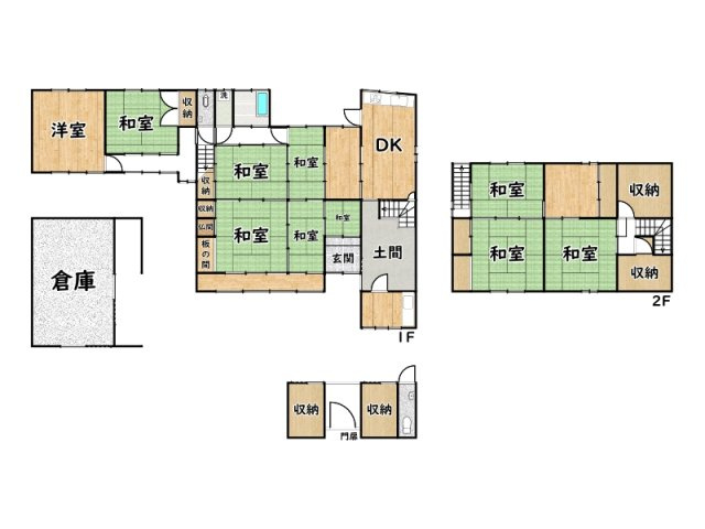 姫路市野里/中古戸建の間取り