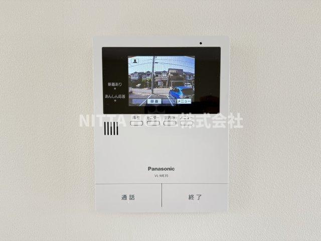 シャルムキリムラのセキュリティ|モニタ付きインターホンを完備◎