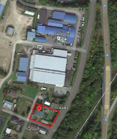 網走市字呼人378番25中古住宅の前面道路含む現地写真