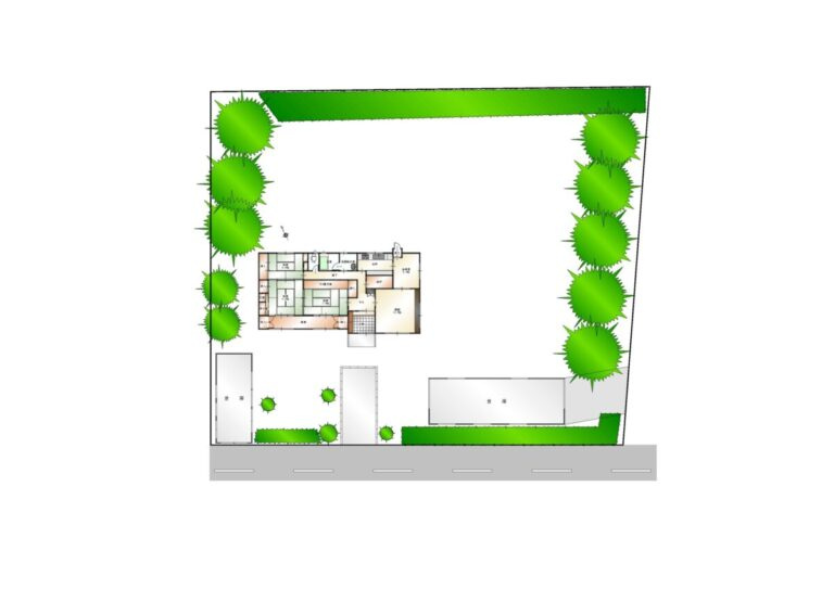 網走市字呼人378番25中古の区画図