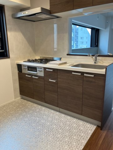 台東区浅草５丁目の賃貸マンションのキッチン