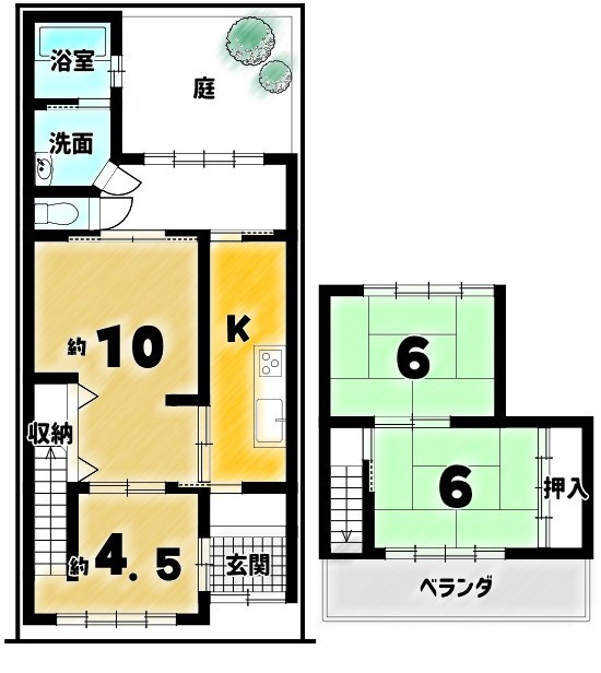 西ノ京左馬寮町の間取り
