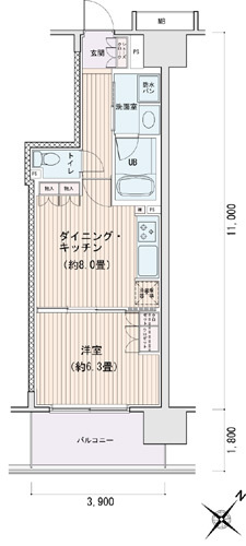 江東区豊洲３丁目の賃貸マンション