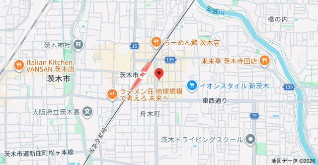 ヴィオレ茨木の地図