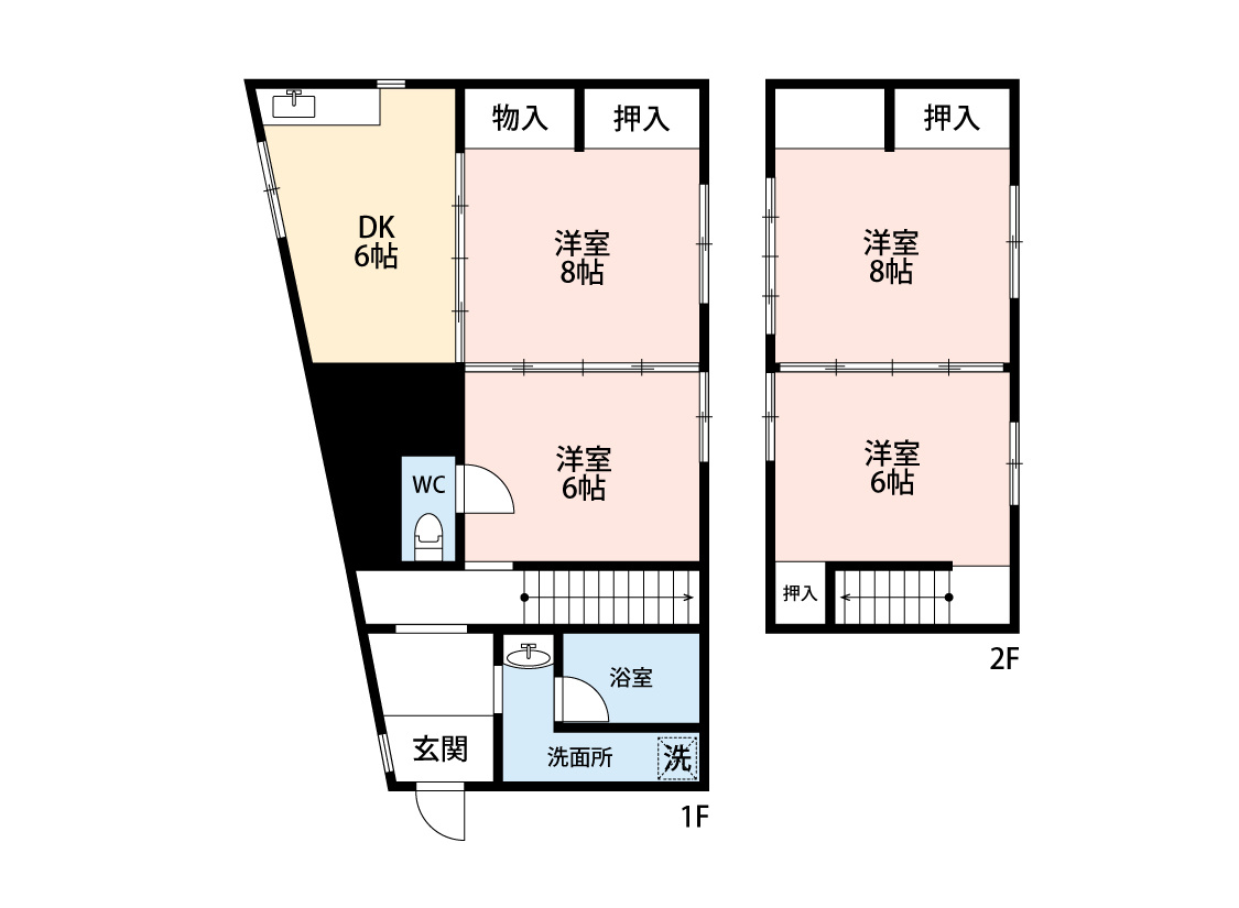 下重原町2丁目戸建　　刈谷市の賃貸ならクラスホーム刈谷店の間取り