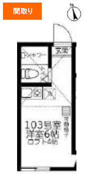 ユナイト日吉ポルトフィーノの間取り