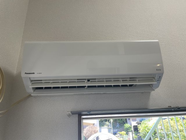 海風ハイツの設備|エアコン付き！１人暮らしには欠かせません♪