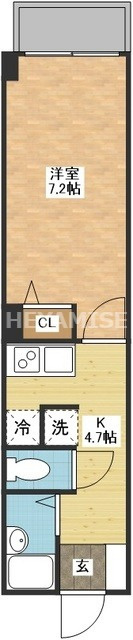 modern palazzo眼鏡橋の間取り