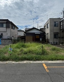 【土地】入間郡毛呂山町若山売地の前面道路含む現地写真