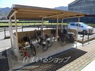 広島市安佐北区小河原町のアパートのその他共用部分|駐輪場