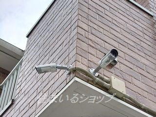 広島市安佐北区小河原町のアパートのセキュリティ|防犯カメラ