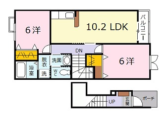 セレーノ　Ａの間取り