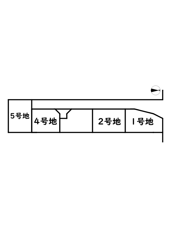 姫路市勝原区山戸/売土地の区画図