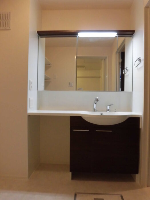 川崎市麻生区王禅寺のアパートの洗面所