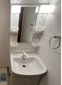 【独立洗面台】 | アジュール駒形 | 独立洗面台で身支度をすべて済ませてしまいましょう