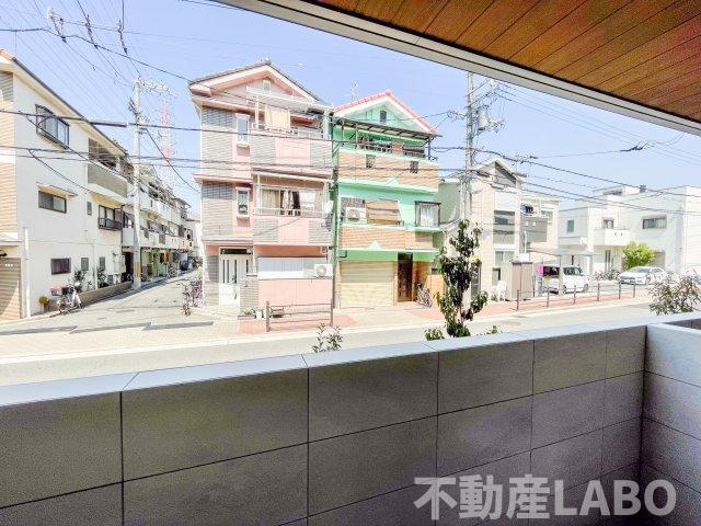 クラシスト苅田WESTのバルコニー