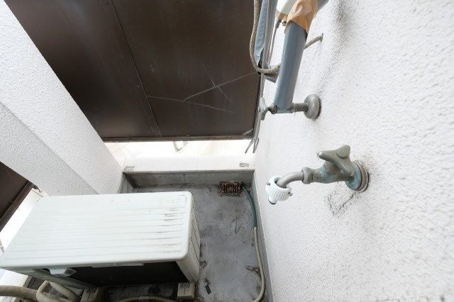 大阪市東淀川区菅原４丁目の賃貸マンションのバルコニー