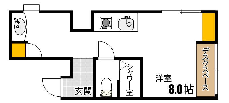 ＣＲＥＡＲＥ比治山の間取り