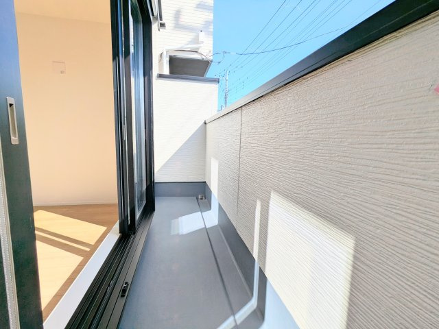 葛飾区東金町４丁目の新築戸建のバルコニー|～バルコニー写真～