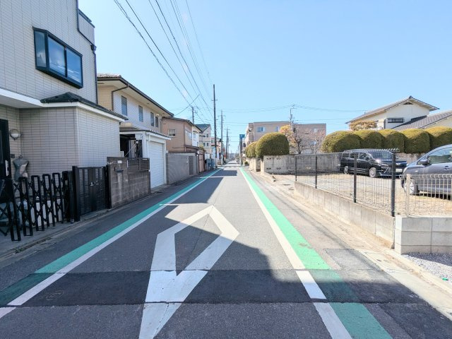 葛飾区東金町４丁目の新築戸建の前面道路含む現地写真|～前面道路含む現地写真～