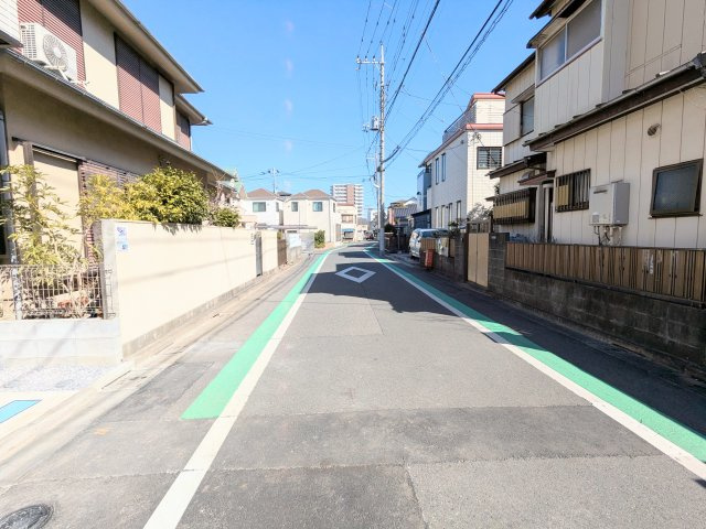 葛飾区東金町４丁目の新築戸建の前面道路含む現地写真|～前面道路含む現地写真～