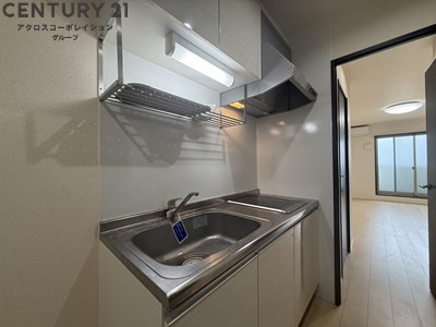 ２口IHコンロで火を使わないので料理初心者にもオススメです！