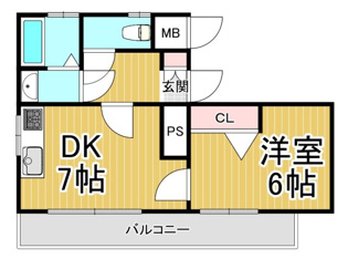 北口ハイツの間取り