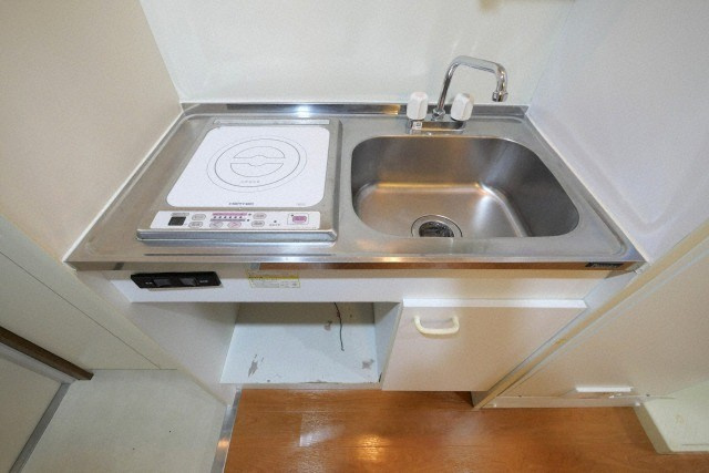 大阪市都島区都島北通２丁目の賃貸マンションのキッチン