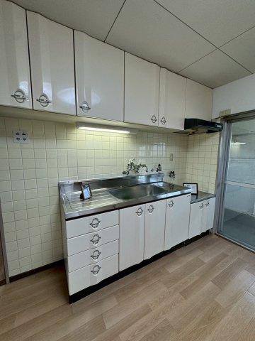 白川台ハイツ７号棟のキッチン