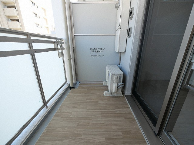 大阪市都島区中野町５丁目の賃貸マンションのバルコニー