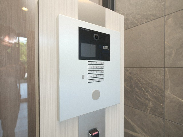 大阪市都島区中野町５丁目の賃貸マンションのセキュリティ