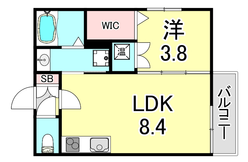 Ｆ　Ｌａｘａ　ＳＥＡＭの間取り