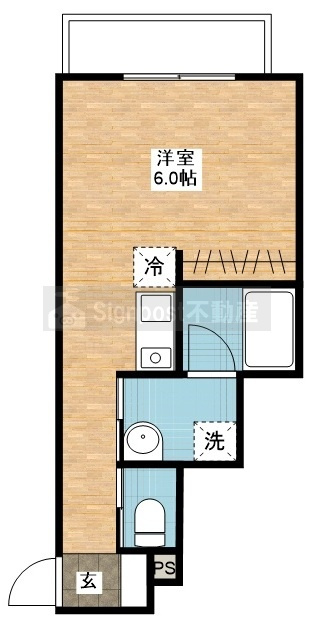 Signpost弥生Ⅱの間取り