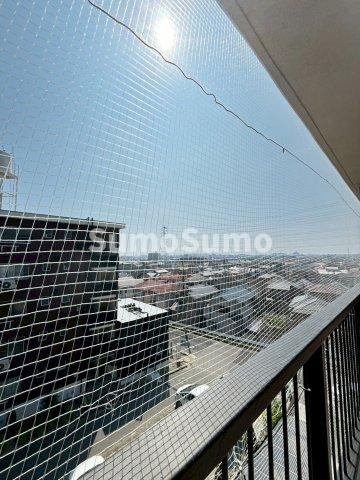 高津橋農住団地　B棟の展望