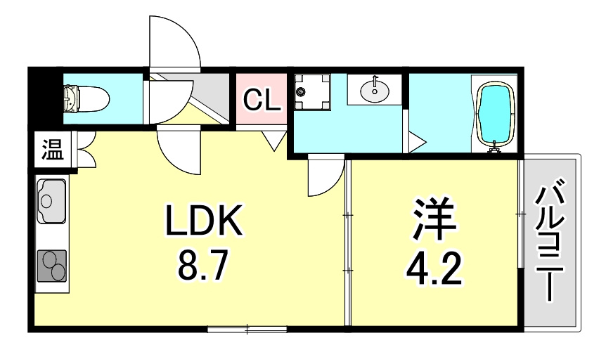 ＭＡＸＩＶ　ＣＩＴＹ神戸鷹取の間取り