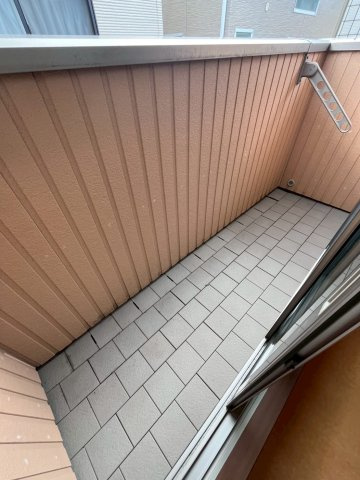 ベルリード宝塚のバルコニー