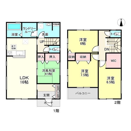 【間取り】 | 姫路市広畑区小松町2期/全2棟