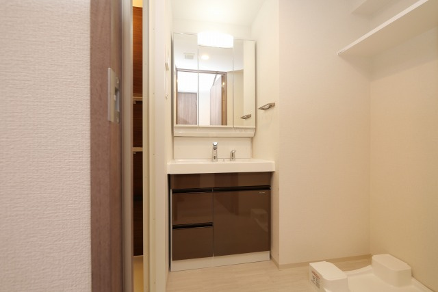 大阪市都島区都島本通４丁目の賃貸マンションの独立洗面台