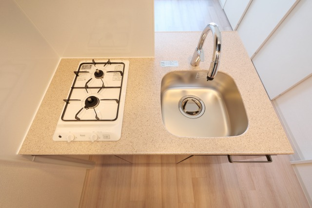 大阪市都島区都島本通４丁目の賃貸マンションのキッチン