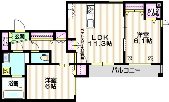 ＬｅＬｉｅｎ浦和領家の間取り