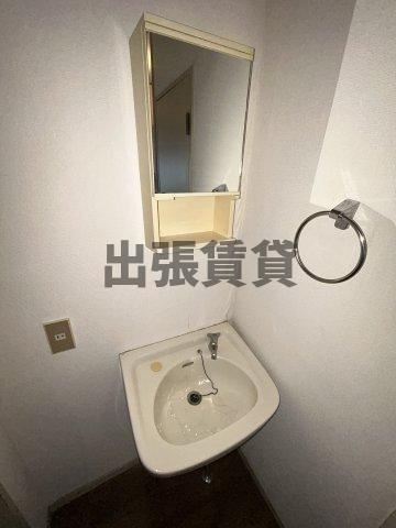 仲介手数料0円！！コーポ野南の独立洗面台