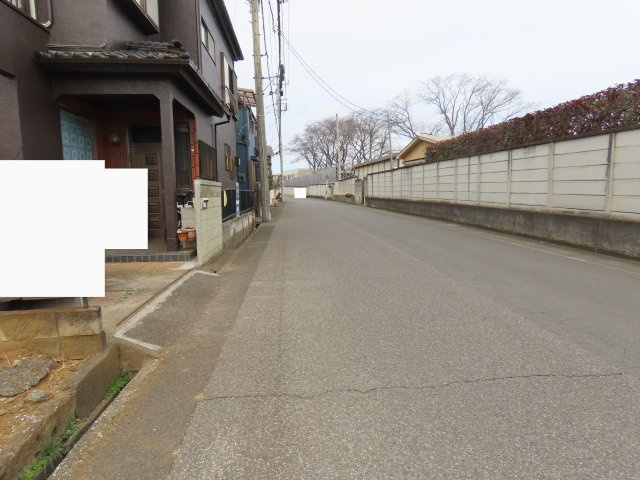 川越市小堤売地の前面道路含む現地写真