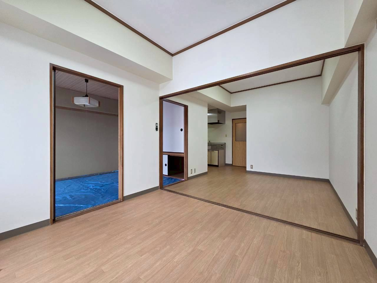 大栄マンション鶴ケ岱の居間・リビング