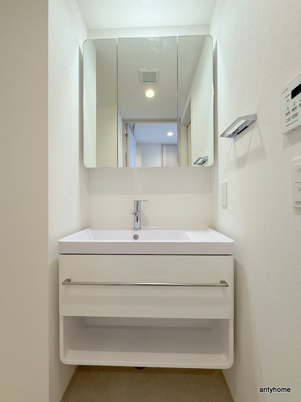 プレサンス東淀川駅前プローシェ　仲介手数料無料の洗面所